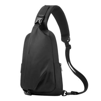 Casual men's breast bags, fashionable and trendy waterproof backpacks