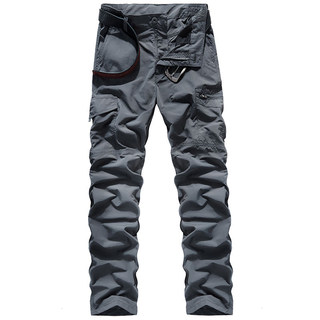 Summer and autumn thin outdoor quick-drying pants men's straight loose casual pants middle-aged and elderly mountaineering sports overalls trousers