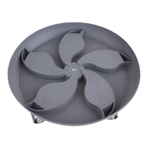 Thickened flower pot tray with wheels plastic water tray resin load-bearing and heightened movable tray universal wheel chassis