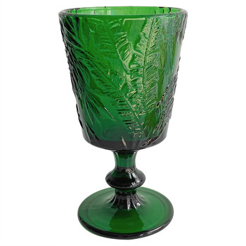 ການບັນເທົາທຸກຂອງຝຣັ່ງໃນແບບ Christmas emerald ແກ້ວເຫຼົ້າແວງສີແດງ retro ແກ້ວ medieval goblet ຈອກເຄື່ອງດື່ມ