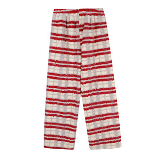Xinbangbang homedress coral velvet striped pajamas
