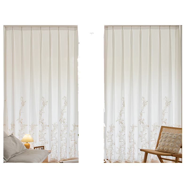 Light-tight and opaque telescopic rod gauze installation without drilling holes