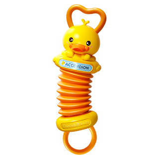 Mini yellow duck children's accordion toy hurdle