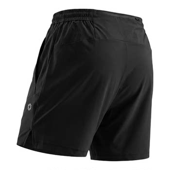 Ji neng 26 summer ice silk quick-drying sports shorts back waist mobile phone storage men and women's cool breathable running shorts casual shorts