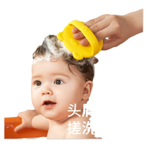 Kechao baby silicone shampoo hair brush baby bath and remove dandruff artifact newborn child bath sponge sponge
