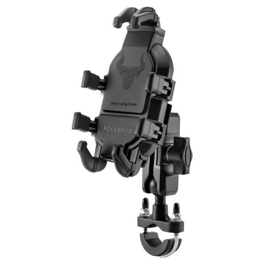 洛克兄弟摩托车手机导航支架电瓶电动车自行车载减震支架骑行装备