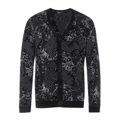 ANDREW MACKENZIE ແຟຊັ່ນຜູ້ຊາຍອີຕາລີ jacquard sweater cardigan jacket 551062232609