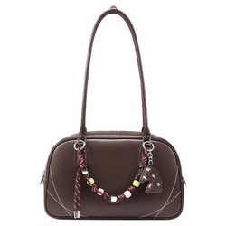 Nu New Zealand Candy Baguette Bag 2026 New Large Capacity Tote Toast Bag Cowhide Leather Shoulder Bowling Bag for Women