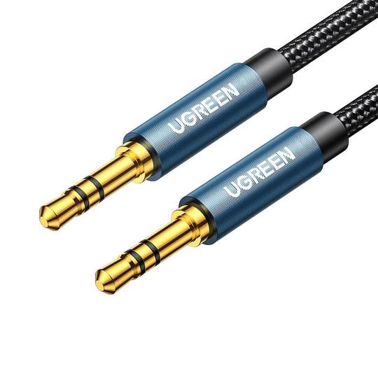 绿联3.5mm音频线连接aux音响箱电脑车用耳机双头插头戴式手机输出转接车载台式主机35音源数据延长公对公专用