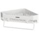 No-punch bathroom wall-mounted corner storage rack