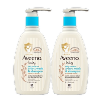 Aveeno Aveeno baby shampoo and shower gel two-in-one moisturizing shower gel 354ml*2