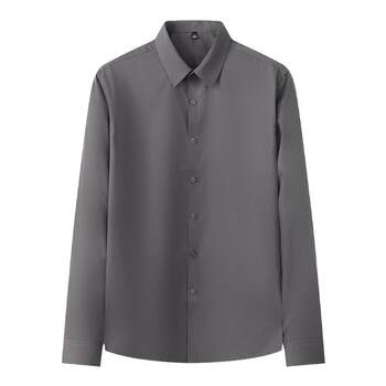 Korean style professional business long-sleeved anti-wrinkle suit shirt for men