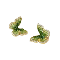 (Self-operated) DAISY BEAUTY Sweet Butterfly Earrings Design Earrings Temperament Women Versatile and High-end