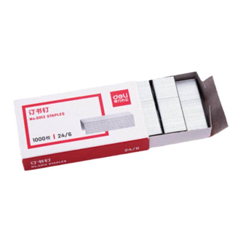 Deli multi-standard staplers are made of high-strength steel that is not easy to break