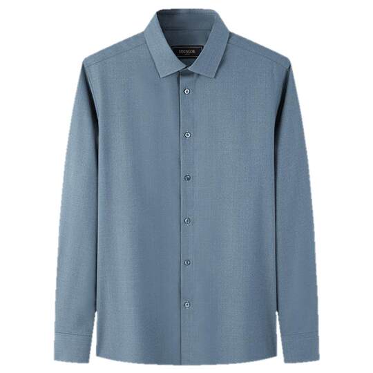 Yager official autumn and winter new products business casual commuter long-sleeved shirt men