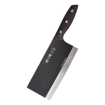 Black samurai cutting knife