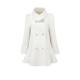 Lazy Didi Kyoto Snow Lane Wool Coat Accordion Pleated Cloak Wool Jacket Retro Retro Silhouette