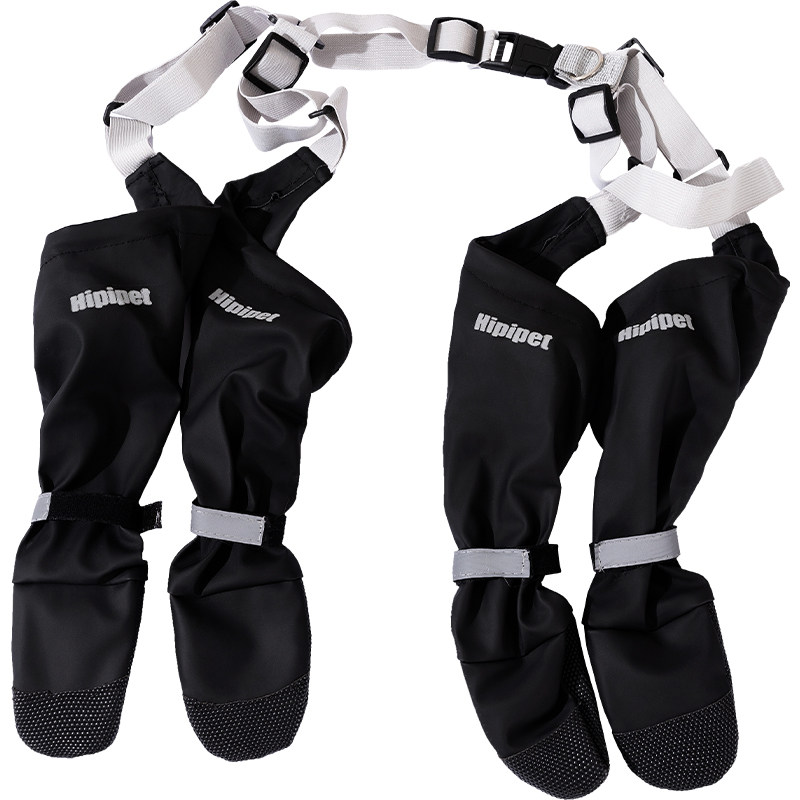 Hippie dog four-legged strap waterproof and anti-falling outing shoes