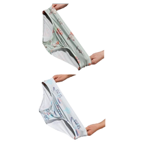 2024 new autumn mens underwear thin nude ice silk fashionable printed highly elastic breathable traceless soft briefs