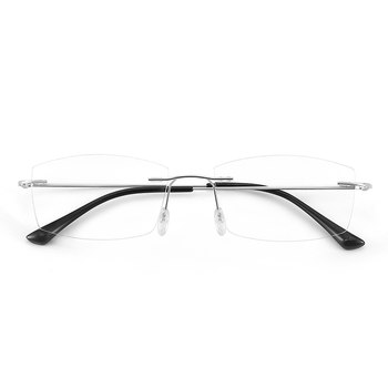 Forest north same style with frameless glasses for women with ultra-light pure titanium
