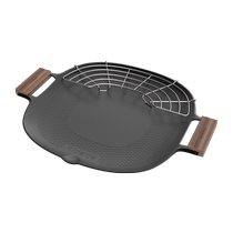 Awada outdoor non-stick grilling camping pan frying pan Korean barbecue multi-function electric fire dual-use