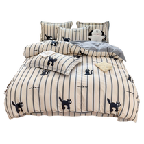 Cartoon pure cotton quilt cover single piece 100 cotton single quilt cover 150x200x230 student dormitory childrens quilt