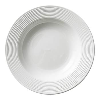 6.9 two! high-end ceramic white straw hat plate