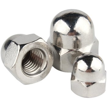 304 ຫມວກສະແຕນເລດ nut cap decorative cap ball head cap screw cap M3M4M5M6M8M10-M20