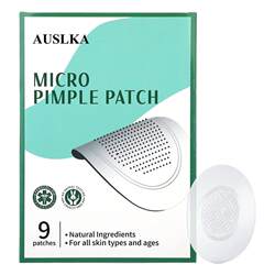 AUSLKA 9 microneedle acne patches emergency care redness, swelling, acne and pus suction patches repair isolation net