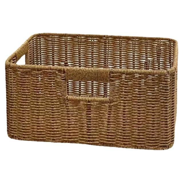 Bathroom and bathroom cabinet waterproof storage basket
