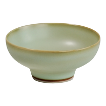 Ru Kiln Tea Leaking Tea Filter Set Jingdezhen Handmade Retro Tea Filter Filter Mesh Ru Kiln Tea Set Accessories