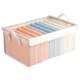 Clothes with lid storage basket