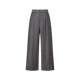 Spring and Autumn Sheep Wool Loose Trousers Women's Fashion Straight Suit Pants 2O7E13190