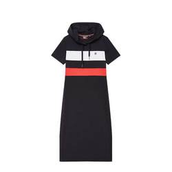 Fila 스포츠 드레스 후드 짧은 소매