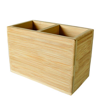 Bamboo chopsticks drum commercial chopstick box restaurant restaurant restaurant catering multi-function desktop chopstick storage box logo customization