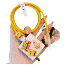 Data cable protective cover charging cable charger Apple 15 fast charging head dual Typec Huawei oppo Xiaomi vivo iphone15pro anti-break mobile phone 66 anti-winding i