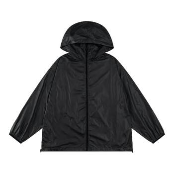 Svolcima black warrior can store summer outdoor hooded cycling cool and lightweight sun protection clothes skin coat