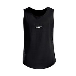 LVFT Summer Men's Fitness Sports Running Sleeveless Waistcoat Round Neck Pure Cotton Loose Undershirt Elastic Breathable Vest