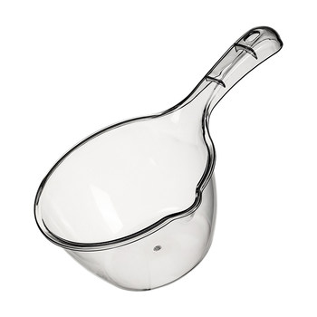 Unbreakable water spoon deepened water ladle thickened long handle transparent