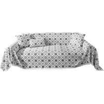 Medieval style ice silk sofa cover cloth summer cold sofa cover new 2024 summer sofa cushion anti-slip