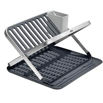 Oxo aoxiu drain dish rack aluminum alloy foldable