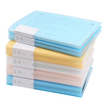 Test paper folder information book jerry multi-page folder with transparent inner bag