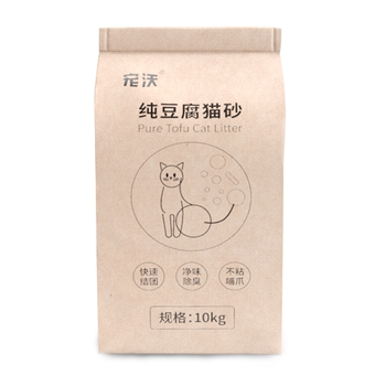 Tofu cat litter 10kg ແຮ່ຊາຍລາຄາບໍ່ແພງ deodorizing ເກືອບບໍ່ມີຝຸ່ນ cat litter bentonite 20 ແຂວງສົ່ງຟຣີ