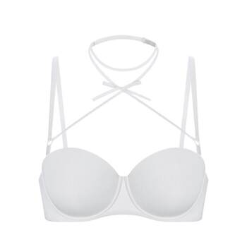 MISSAP girly sweet bow push-up ring steel bra ອ່ອນມີສາຍບາງສ່ວນເທິງແລະຫນາຢູ່ດ້ານກ້ຽງ