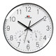 TIMESS radio clock wall clock living room home fashion creative wall hanging light luxury decoration atmospheric silent clock smart