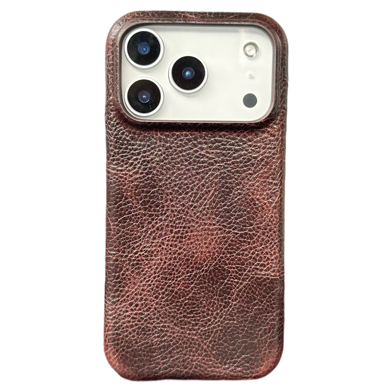 Burn! iP17 imported first-layer vegetable tanned cowhide mobile phone case