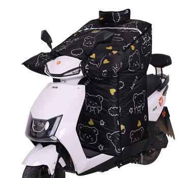 Shoulder and waist protection winter windproof quilt with velvet and thickening