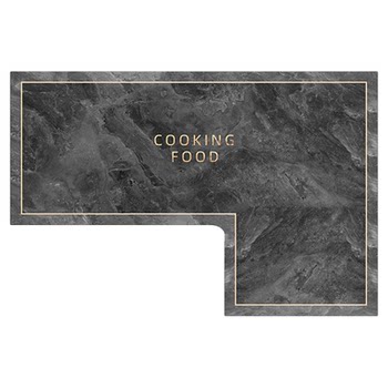 Kitchen floor mat l-shaped corner special floor mat 7-shaped