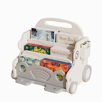 Children's bookshelf bay window simple small bookcase baby small picture book shelf household desktop storage rack simple storage rack