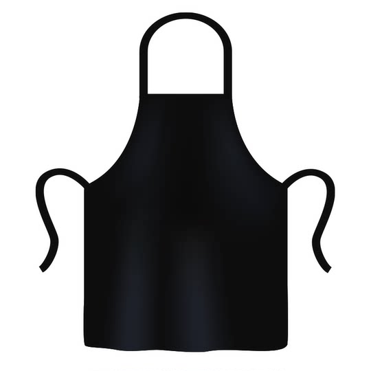 黑色围裙定制logo印字纯棉超市厨房家用防水火锅店餐饮专用工作服